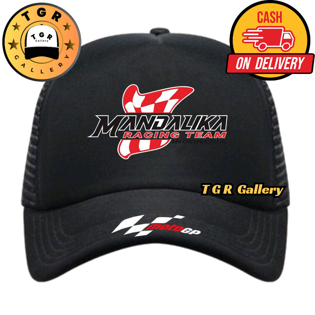 TGR Gallery Topi Trucker SIRKUIT MANDALIKA - Topi Distro SIRKUIT MANDALIKA Logo - Topi SIRKUIT MANDA