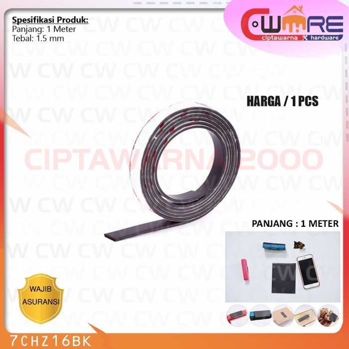 

Lakban Isolasi Selotip Stiker Sticker Magnetic Strong Magnet Tape Panjang 1 Meter - BDB