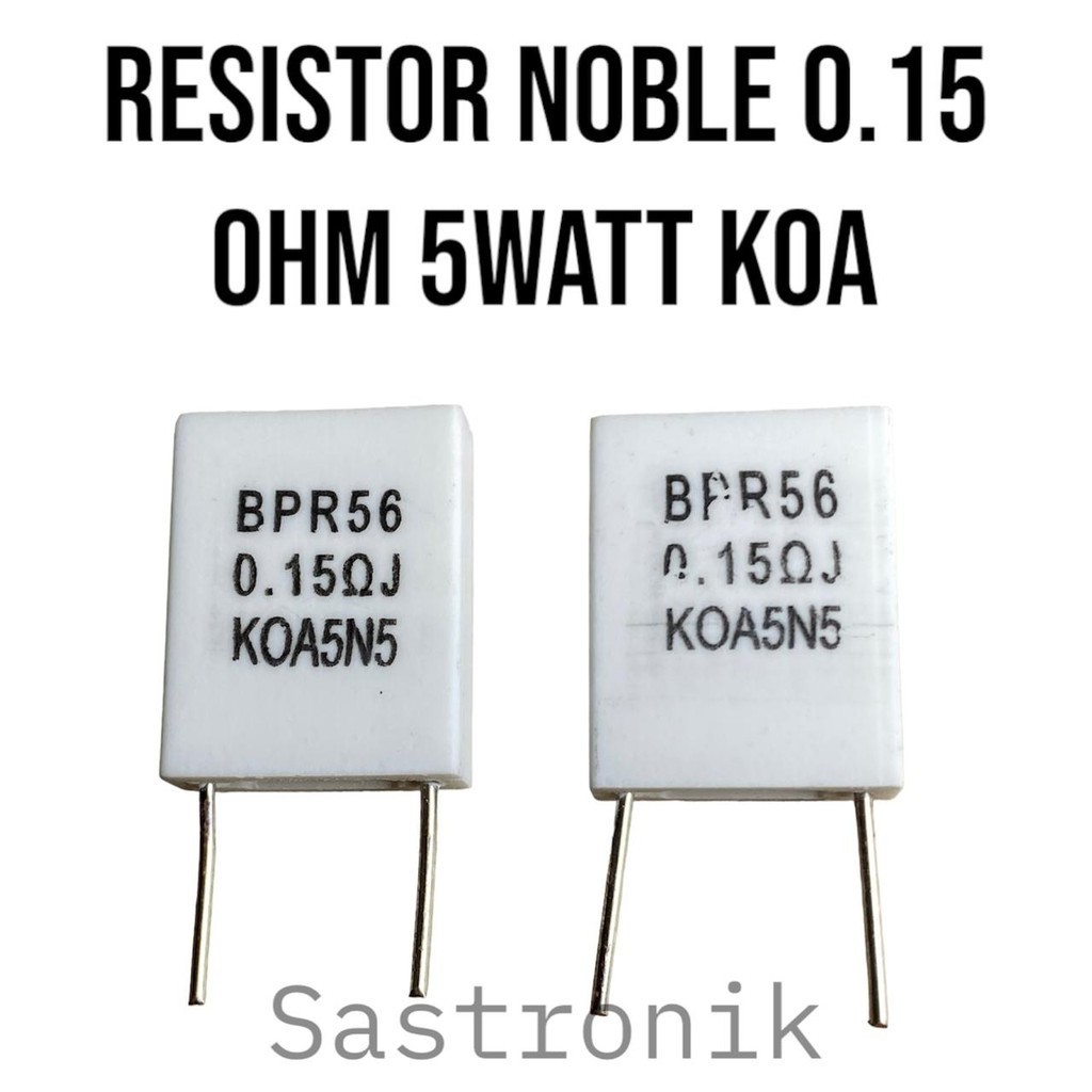 resistor 0.15ohm 5watt nouble KOA ready