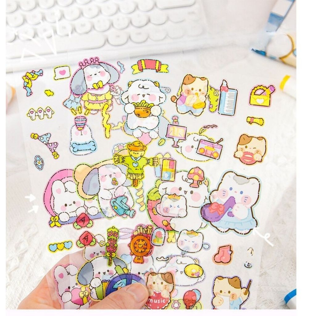 

GS - (1 Lembar) Stiker Kartun Binatang Lucu DIY Design Dekorasi Scrapbook Kreatif STK2007