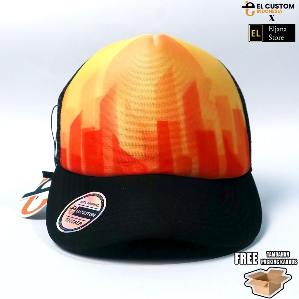 SANGSAKALA - Topi Jaring Airbrush / Topi Custom/  Tiedye/ Topi Premium / Topi Trucker / Topi SMA / T