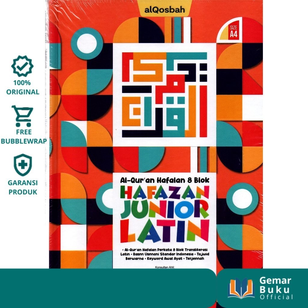 AL QURAN HAFAZAN 8 BLOK JUNIOR LATIN A4 - GEMARBUKU