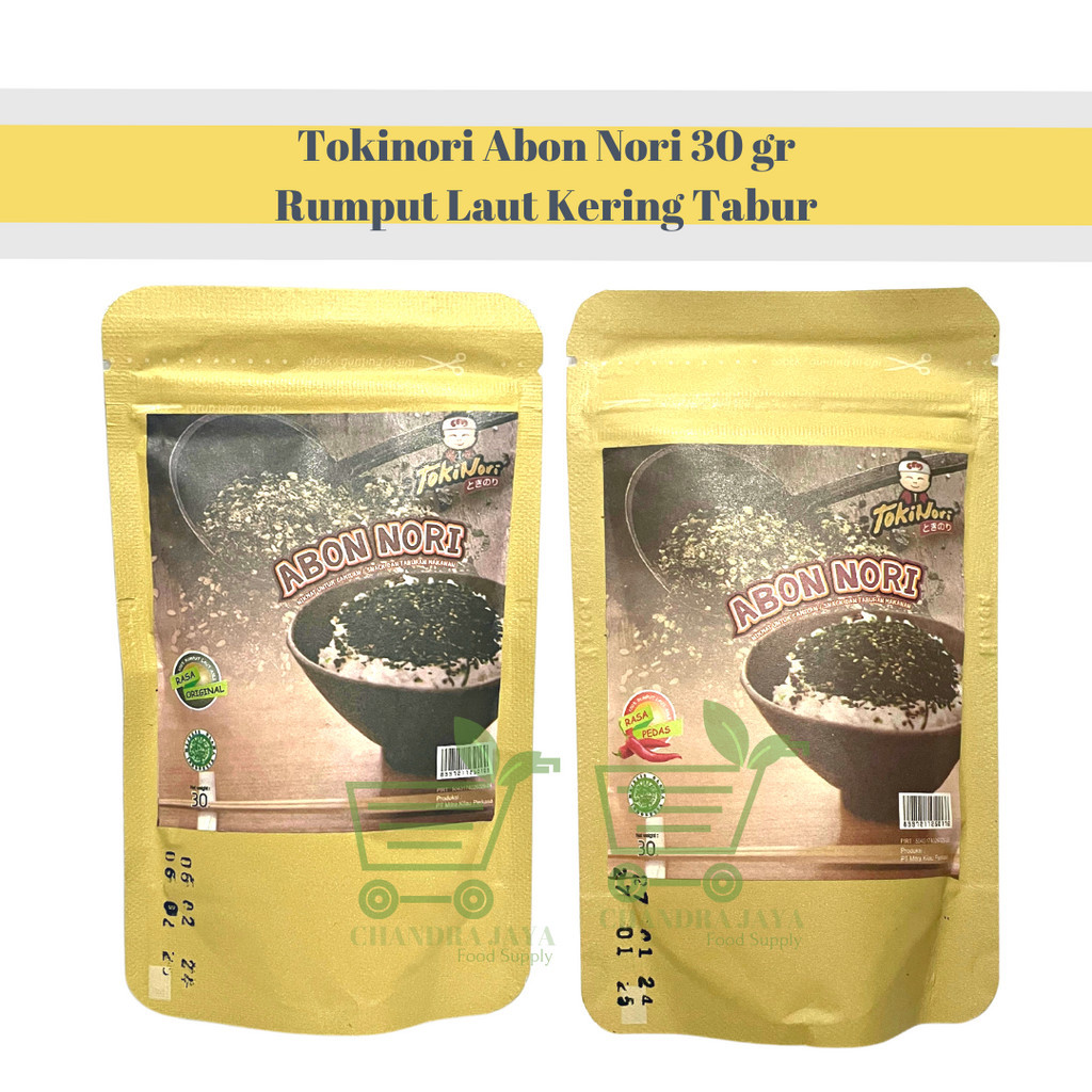 

Tokinori Abon Nori 30 gr - Rumput Laut Kering Tabur