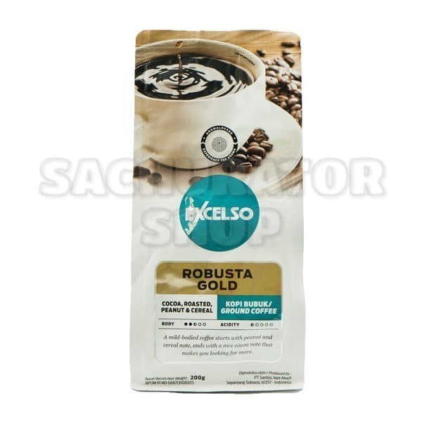 

[Coffee New] Kopi Bubuk Excelso Excelco Exselso Exselco Robusta Gold Ground Coffee