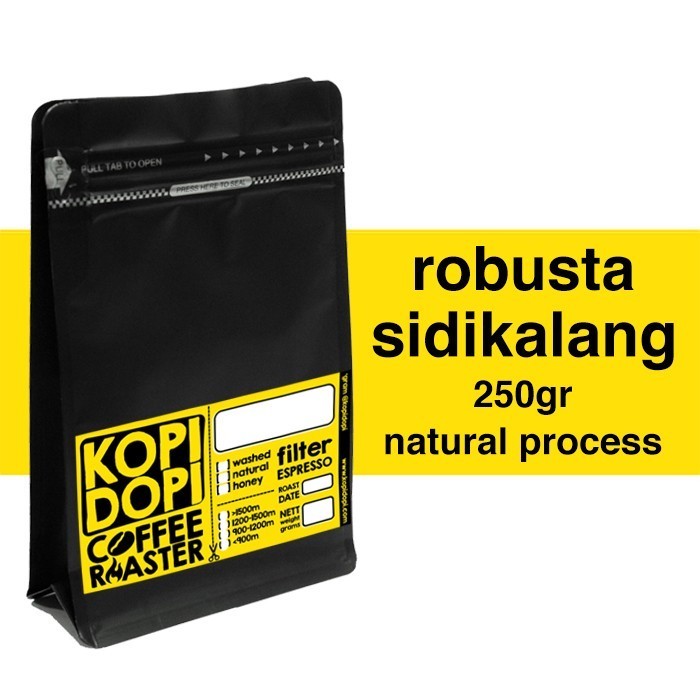 

[Best Seller Coffee] Biji Kopi Bubuk Robusta Sidikalang 250gr 250g 250 gram - Biji Utuh