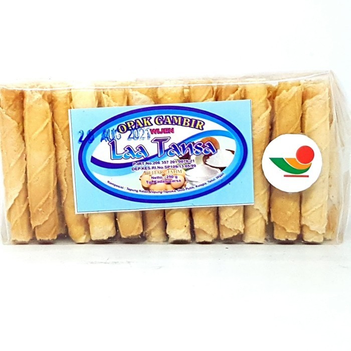 

LAA TANSA OPAK GAMBIR WIJEN GULUNG MINI 250gr | GAPIT EGG ROLL TIPIS