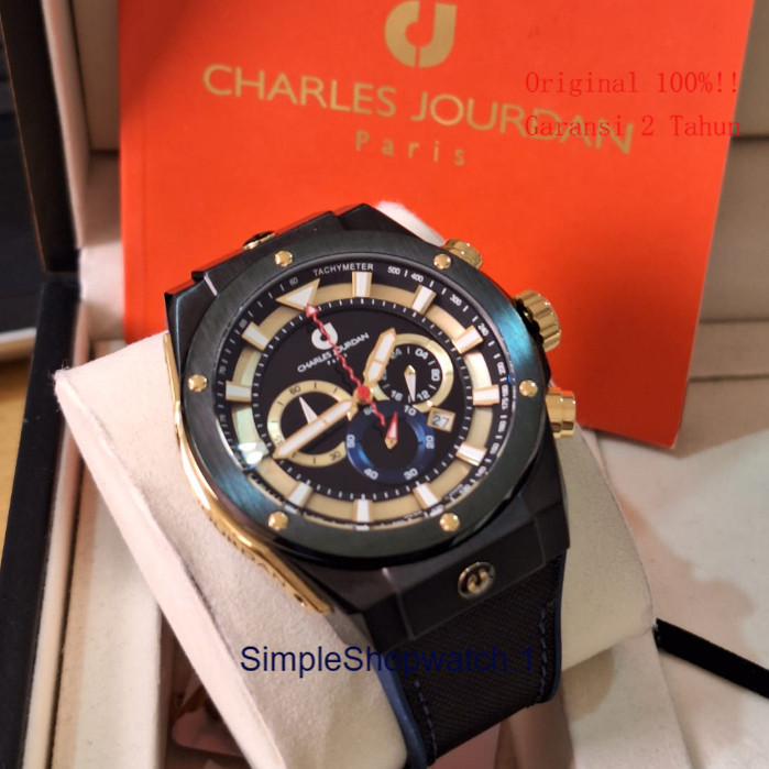 Original 100% Jam Tangan Charles Jourdan CJ1119-1022C Garansi 2TH