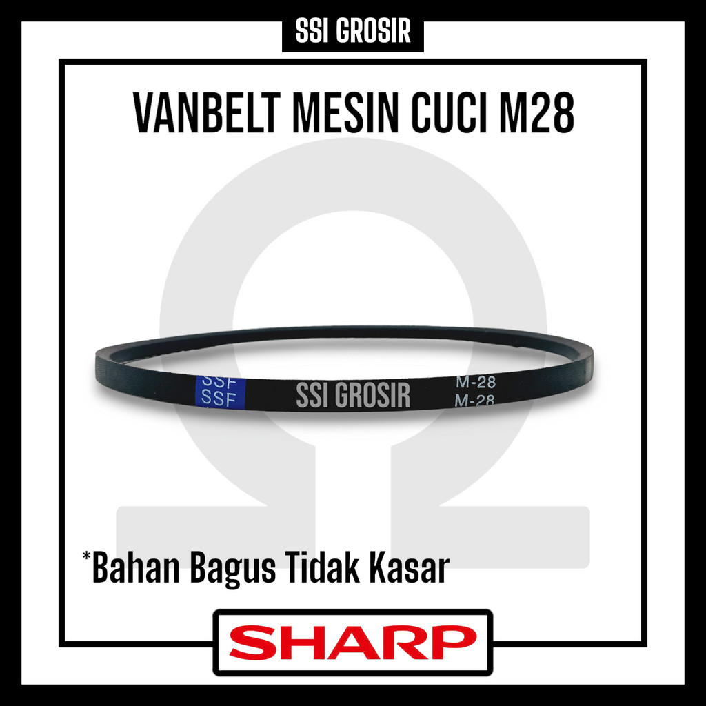 Vanbelt Mesin Cuci M 28/Vbelt Mesin Cuci M 670 untuk Sharp