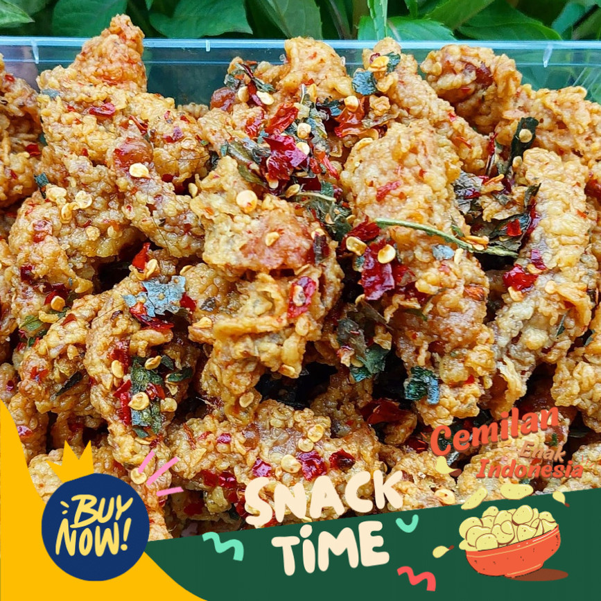 

PROMO SPESIAL KERIPIK KULIT PEDAS DAUN JERUK 1KG