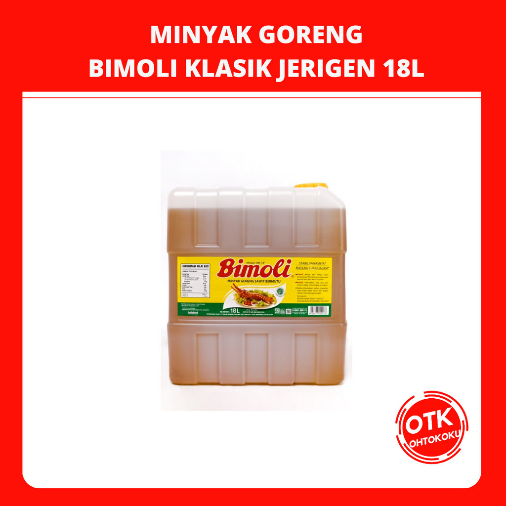 

Bimoli Klasik Minyak Goreng 18L Jerycan