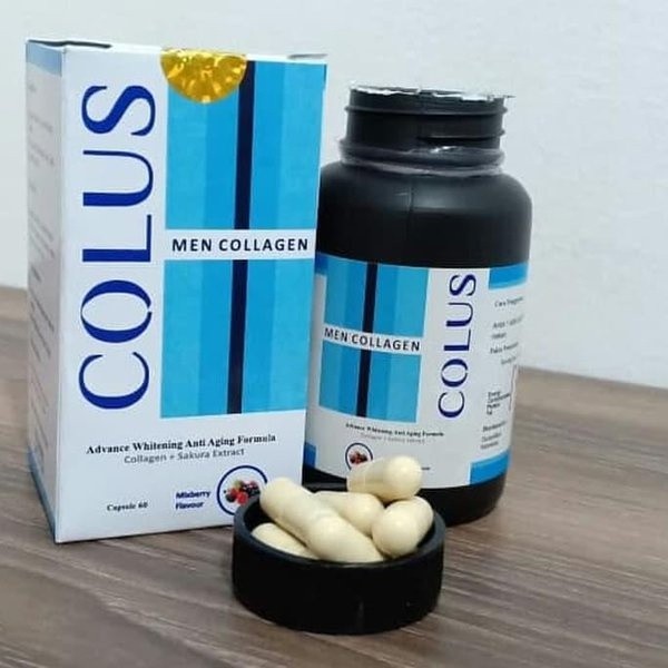 BISA COD | Colus Men Collagen Original Pemutih Pria Permanen Herbal - Colusmen