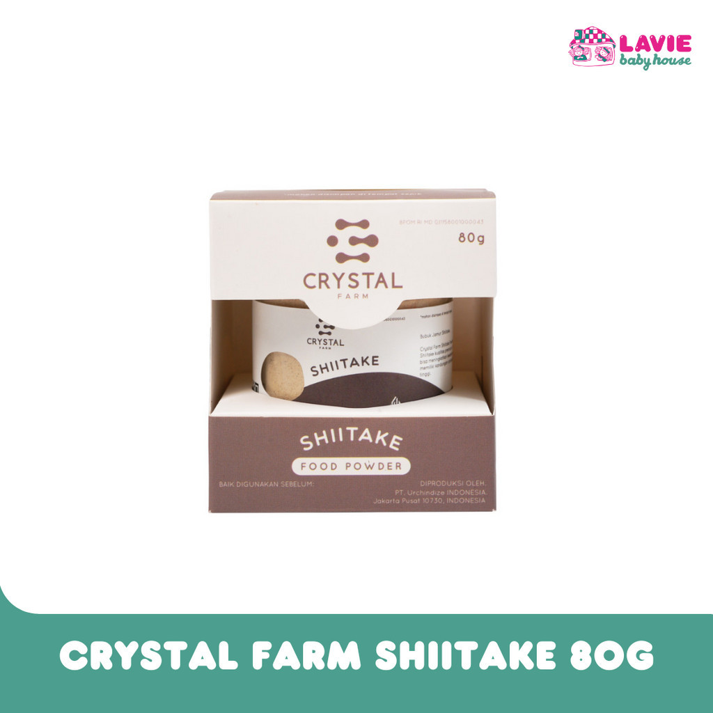 

Crystal Farm Shiitake Food Powder 80g/Bubuk Jamur Shitake