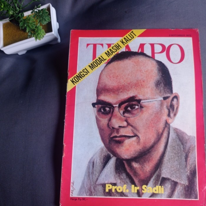 Majalah Tempo. 2 September 1972. Prof Ir Sadli