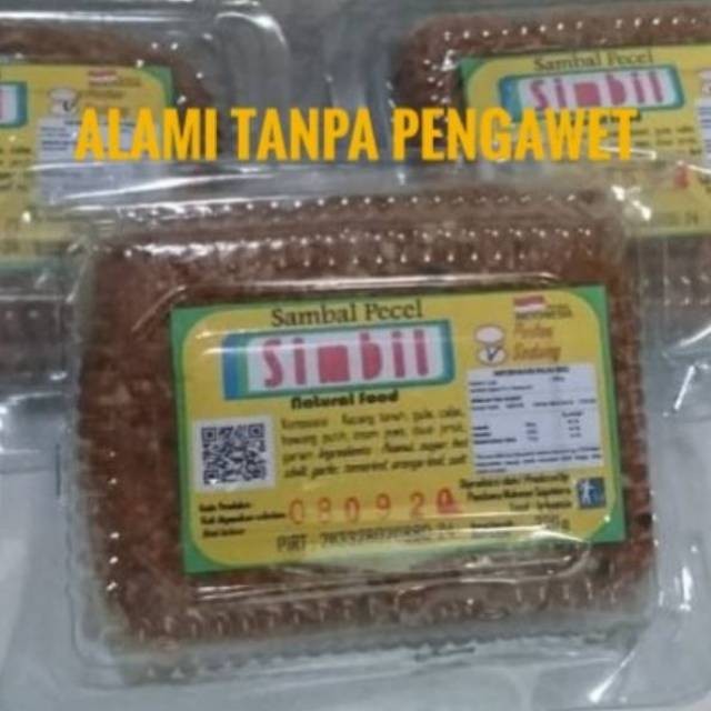 

Sambal pecel alami 200gr tanpa pengawet