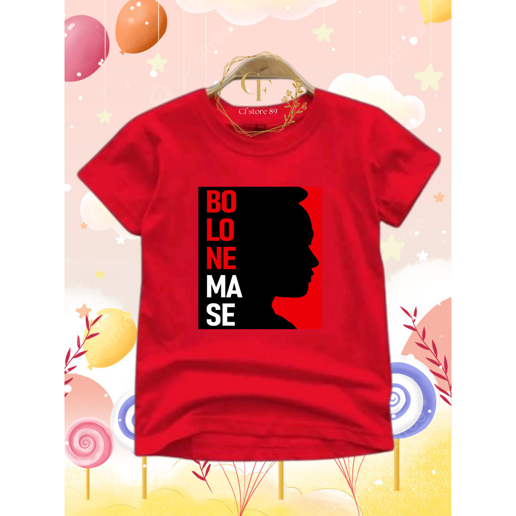Baju Anak BOLONEMASE ( 2-10 Tahun ) Untuk Cewek Cowok