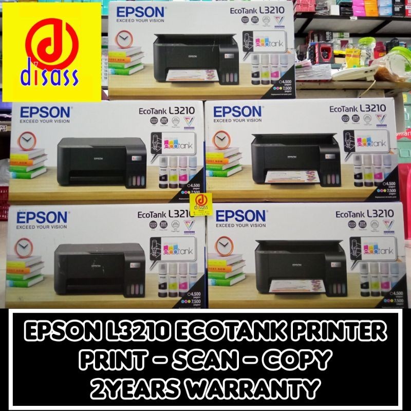 Epson L3210 Ecotank Printer All in One - Disass Jogja