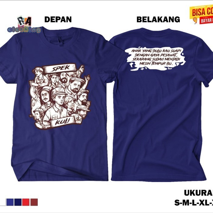 kaos spek kuli kaos distro kuli baju spek kuli bisa cod  RAC Id