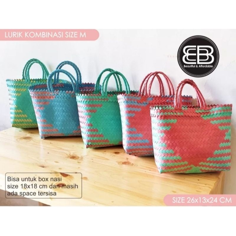 Tas Anyaman Plastik Size M (Medium) | Tas Berkat