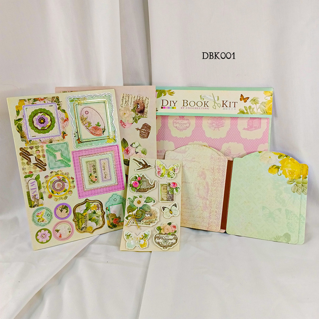 

Diy Book Kit Aksesoris Pelengkap Scrapbook Handcraft Dbk001
