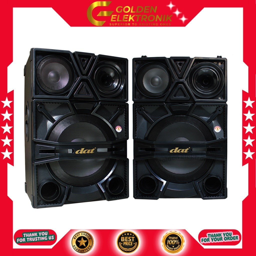 SPEAKER AKTIF DAT DX-121 DX121 DX 121 SUBWOFER BLOETOOTH USB RADIO READY
