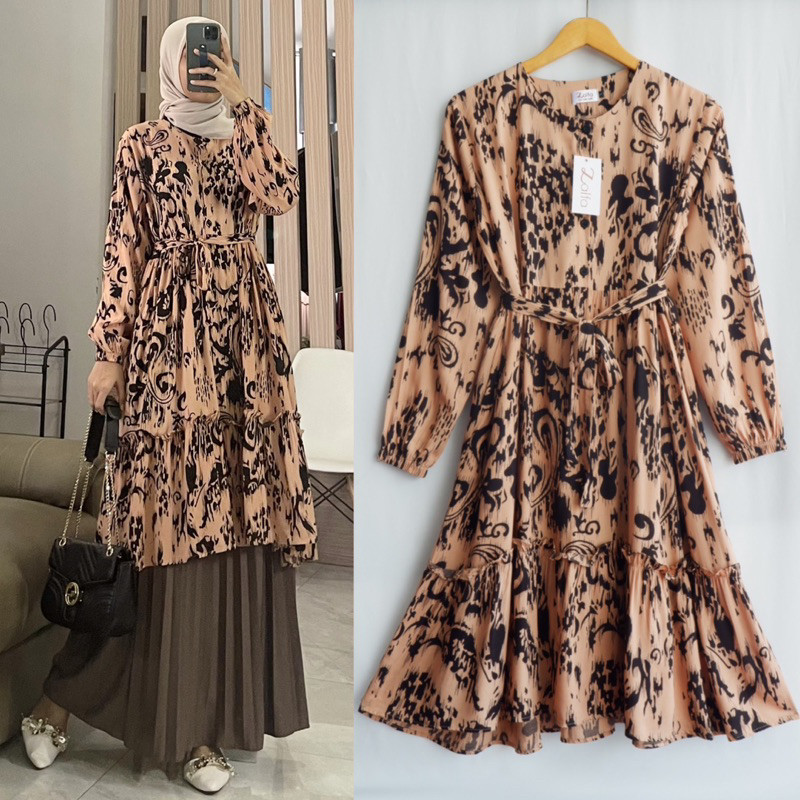 BATIKA tunik by ZALFA OUTFIT / tunik rayon motif batik all bg