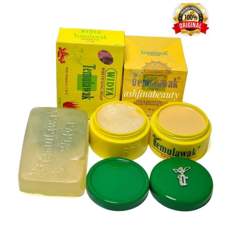 PAKET CREAM TEMULAWAK SUPER EMBOS+SABUN TEMULAWAK