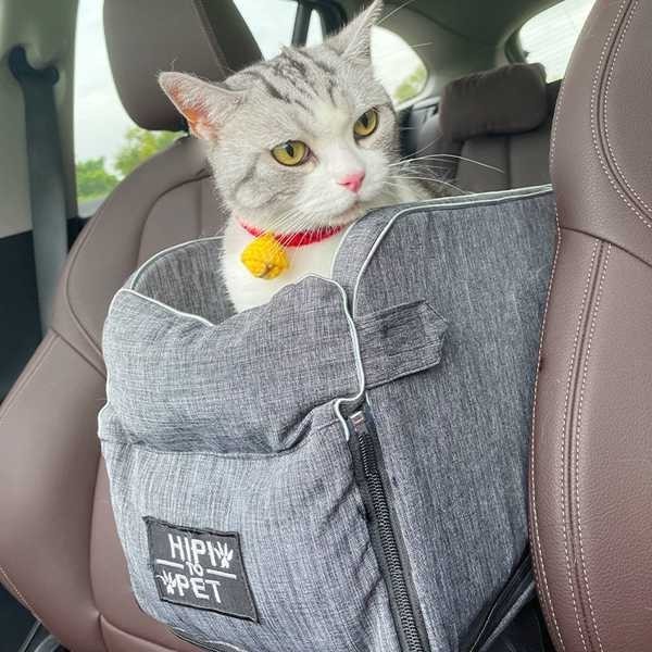 Tas Jinjing Kucing Anjing 2 in 1 Handbag +Handbag Tempat Tidur Mobil