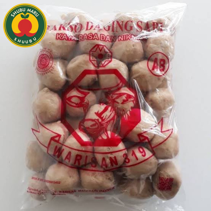 

Bakso Baso Sapi Meatball Warisan 319 AB 50 Pcs