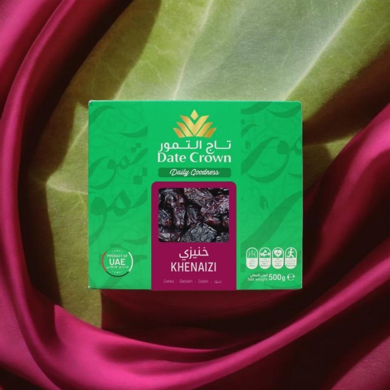 

Kurma Date Crown Khenaizi 500 gr Kotak
