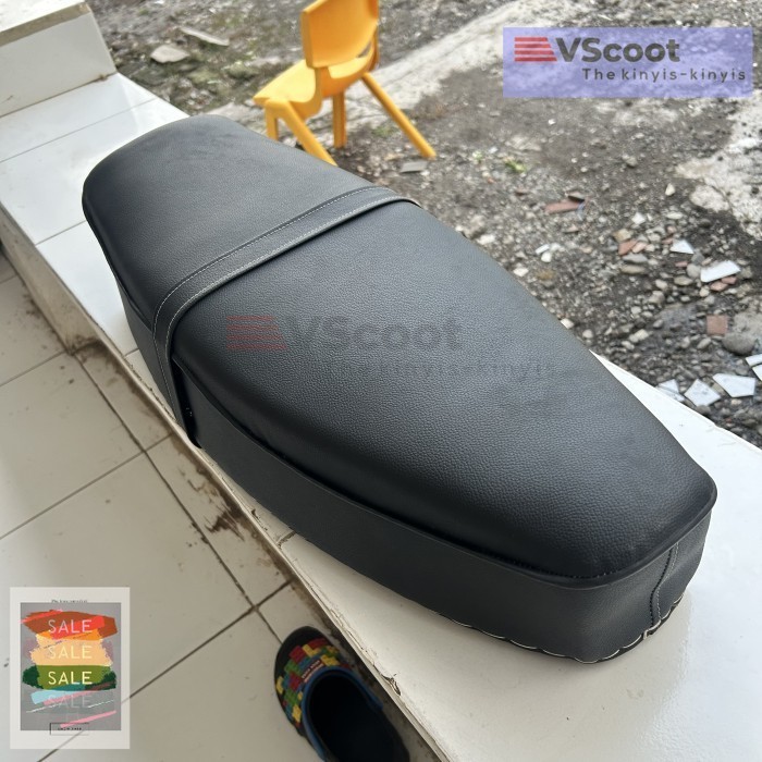 Jok Panjang Sadel Longseat Model Potongan Aquila Vespa Vbb Super Sprint Stok Lama