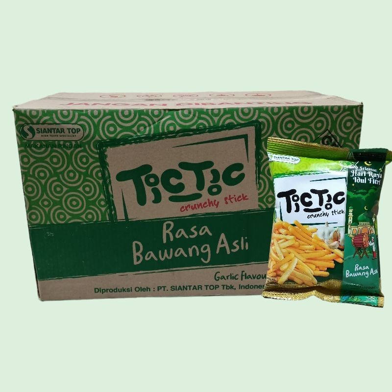 

SIANTAR TOP TIC TIC BAWANG Snack 20 gr [40 pcs/Karton]