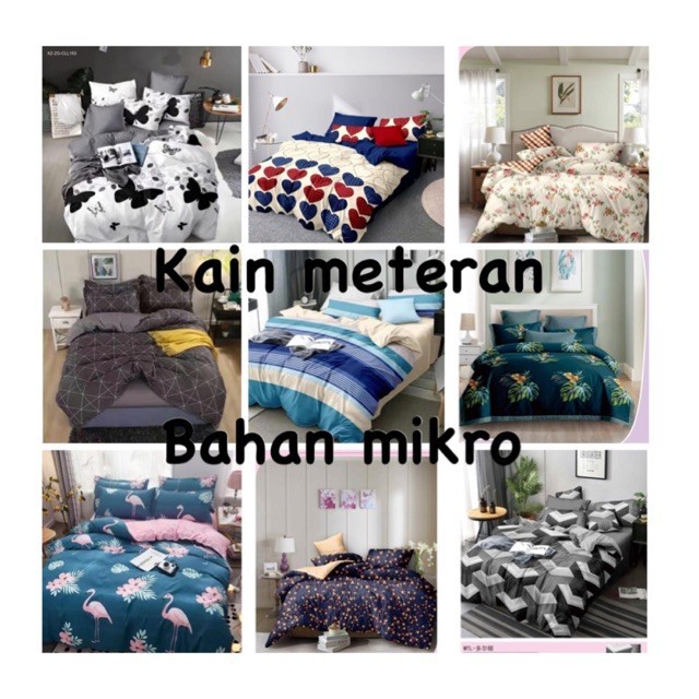 Kain meteran Bahan Sprei Mikrotex lebar 240