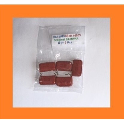 QTY 5 pcs 562J 1.5KHP 5.6NF 1500V Metallized Film Capacitor Ori Samwha