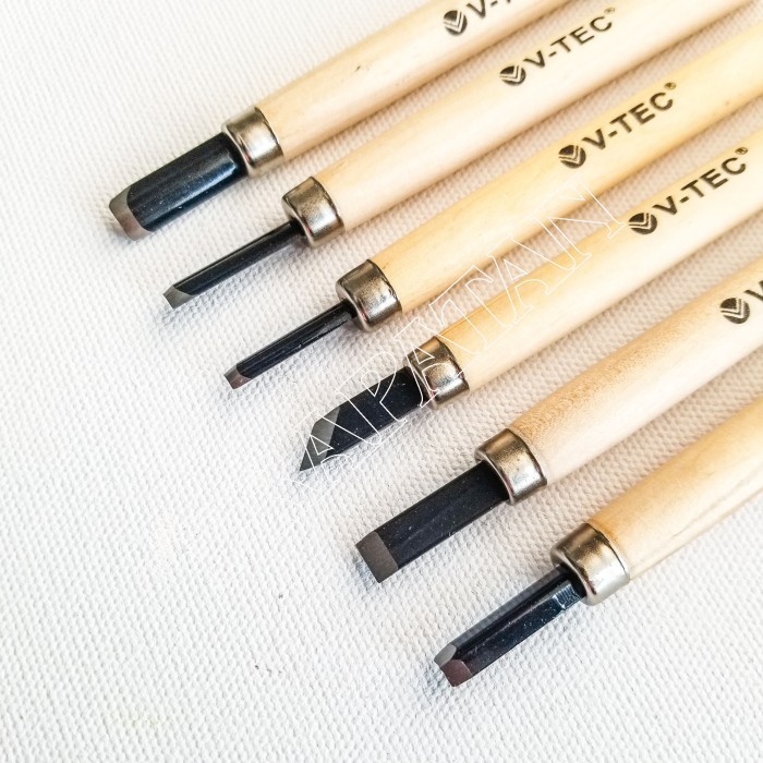 

Alat pahat / Alat cukil / Wood Carving set 6 pcs