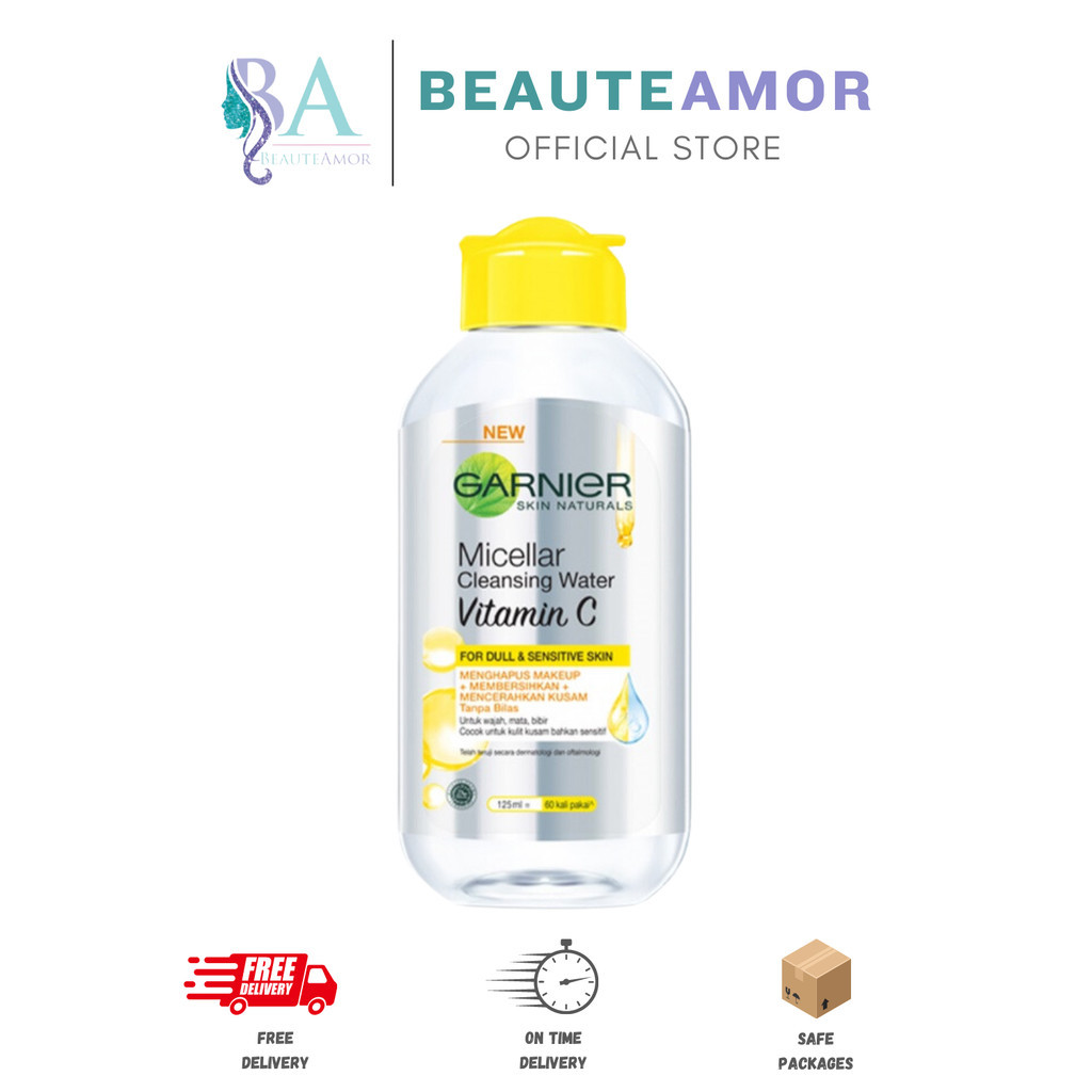 BEAUTEAMOR - Garnier Micellar Water Cleansing Vitamin C - 125ml