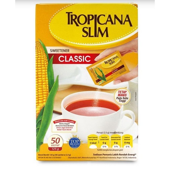 

Tropicana Slim Classic 50 Sachet