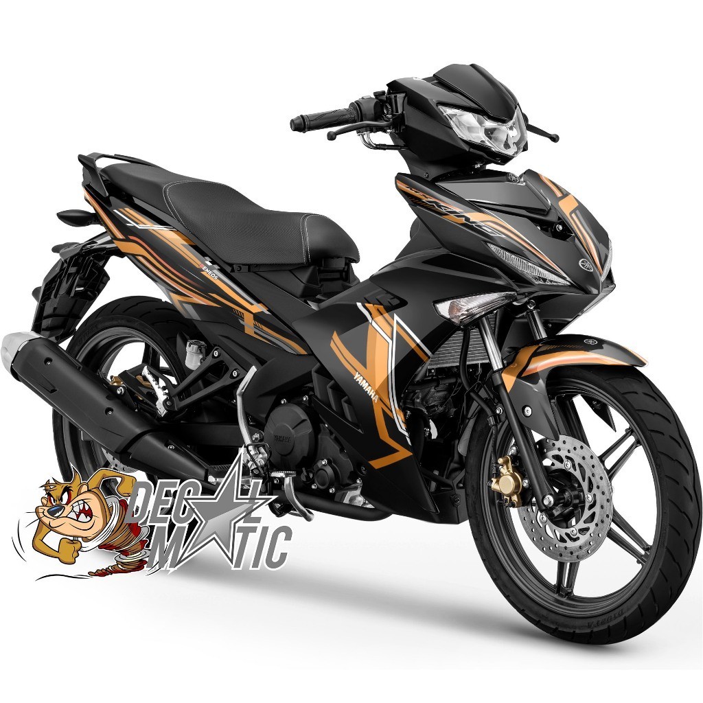 Stiker MX KING Full Body Decal  Jupiter MX 135 OLD / NEW MX KING 150  Full Body - Grafis ORange