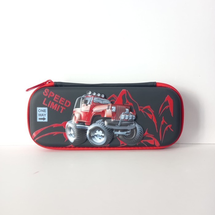 

[[ K23 - BEST SELLER ]] Kotak pensil 3D Mini NEW tempat pensil karakter anak Paud/TK Lucu Unik - JeepMerah Small