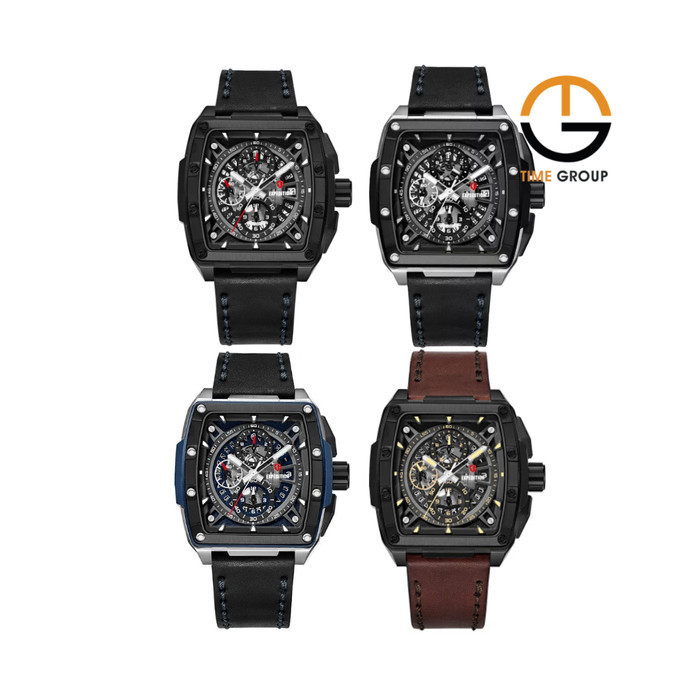 JAM TANGAN PRIA EXPEDITION E6815 E 6815 MCL LEATHER STRAP ORIGINAL