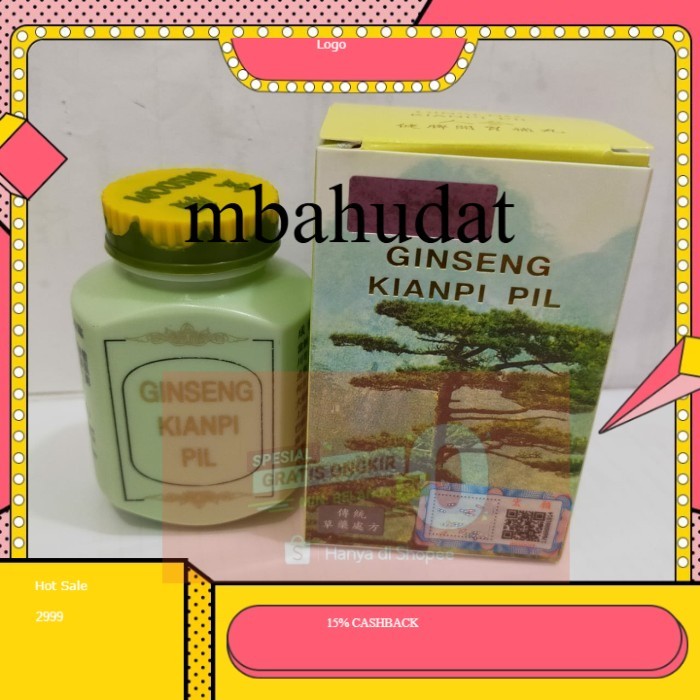 

Sale 10.10 READY STOCK!!!! kianpi pii ginseng original wisdom PROMO TERMURAH!!!