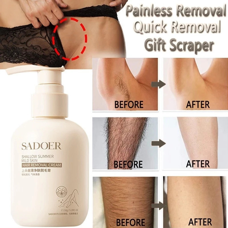SADOER hair removal cream perontok bulu kemaluan Penghilang bulu ketiak kemaluan waxing bulu ketiak