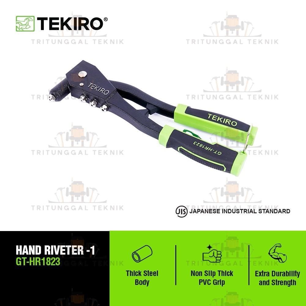 Tekiro Tang Rivet Hitam Hand Riveter Original Tang Ripet Tekiro Tools Alat Perkakas Original Termura