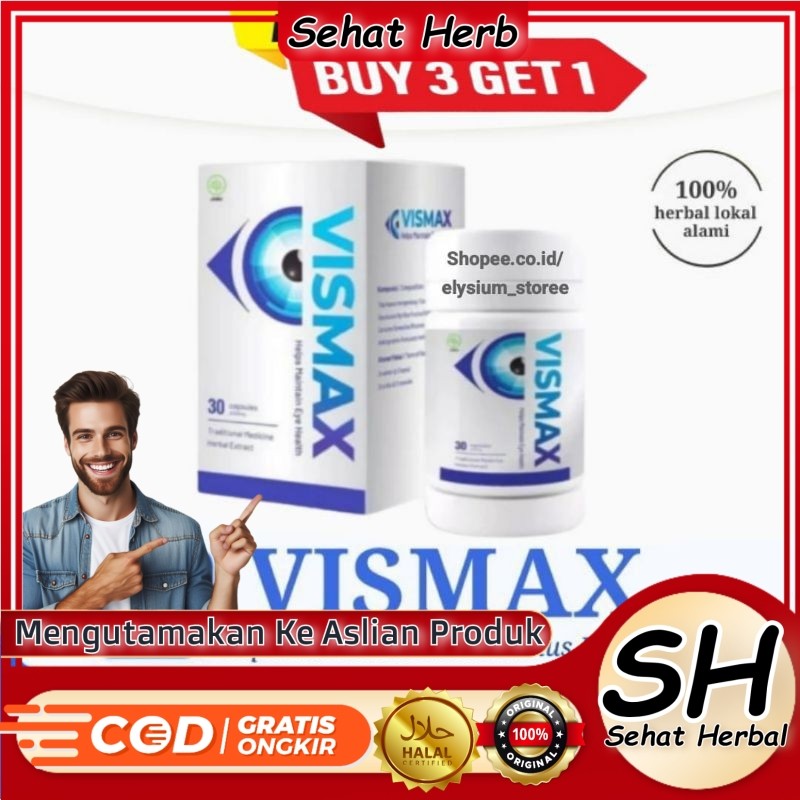 Vismax Original Asli Obat Mata Minus Plus Obat Rabun Obat Katarak Obat Miopi Vismax Kesehatan Mata
