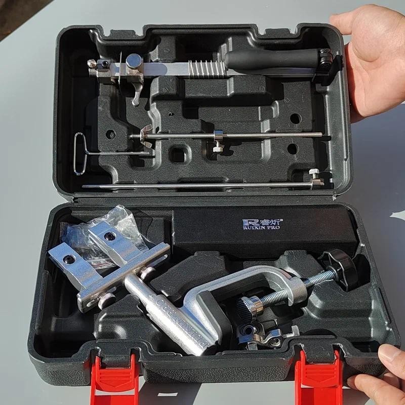 

Ruixin Pro RX009 Metal Material System Sharpening Machine Aluminium 360 Degree Flip Whetstone Fixed Apex Set