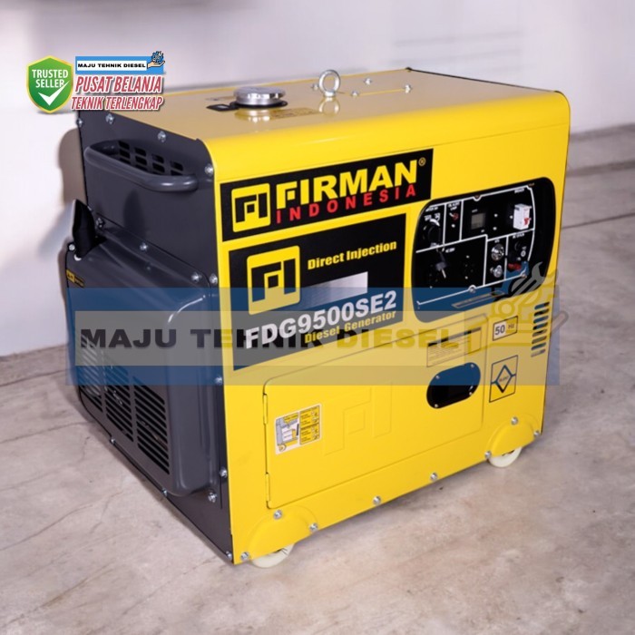 Genset Diesel Silent Generator Firman FDG 9500 SE 2 6500 watt Elektrik Starter Single Phase