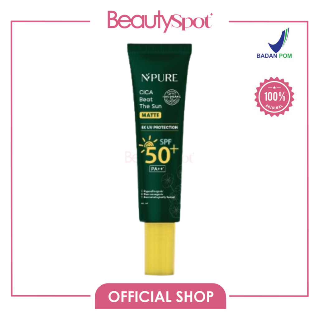 NPURE Cica Beat The Sun Matte Sunscreen SPF 50+ PA++ 35 ml
