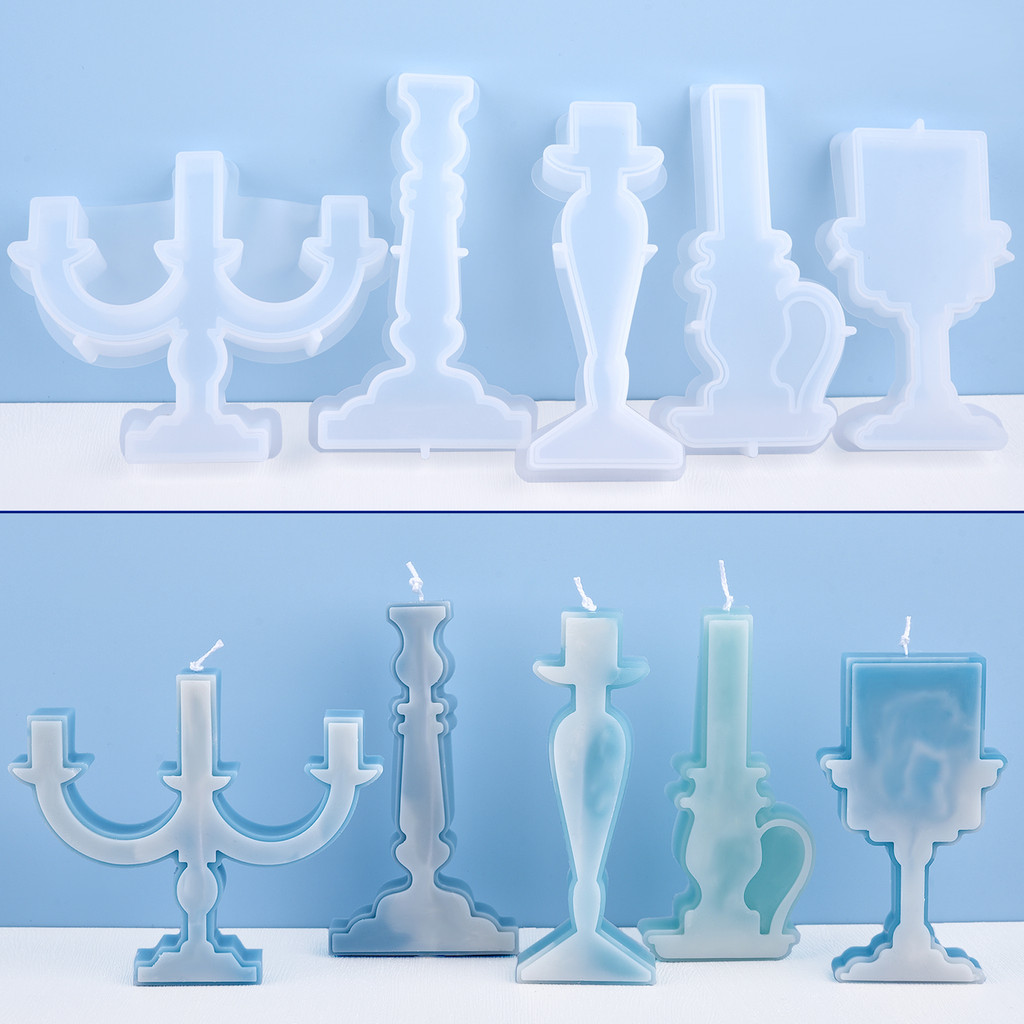 

Large Spire Cylinder Candlestick Shape Candle Plastic Mold Diy Church Candle Handmade Kit Birthday Party Wedding Gift Decoration