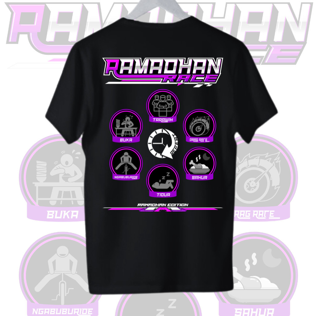 KAOS RAMADHAN RACE EDITION Baju kaos pria racing
