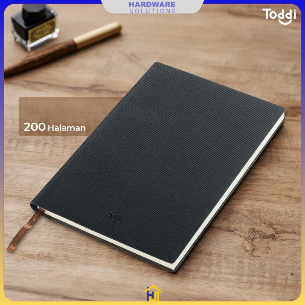 

Toddi Buku Jurnal Leather Notebook Diary 68GSM 200 Halaman Grid - TD100