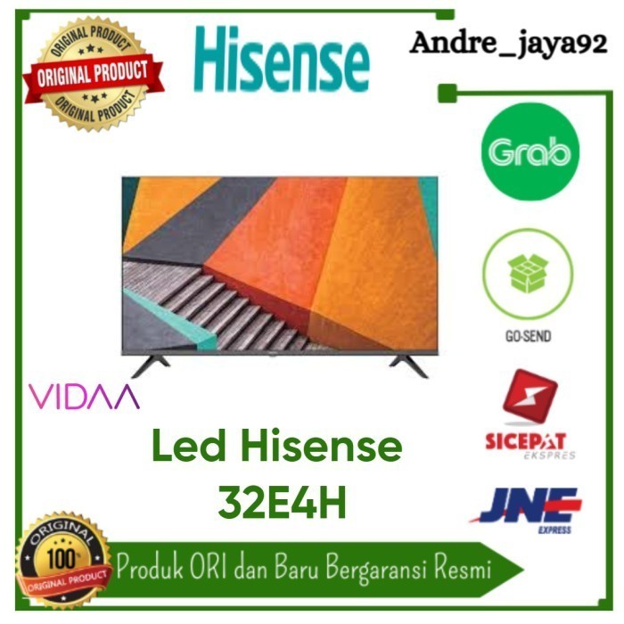 Led Tv Smart 32 Inch Hisense 32E4H